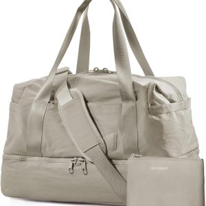 BAGSMART Weekender Bags for Women, Travel Duffel Bags with Shoe Compartment,Personal Item Travel Bag with Toiletry Bag
